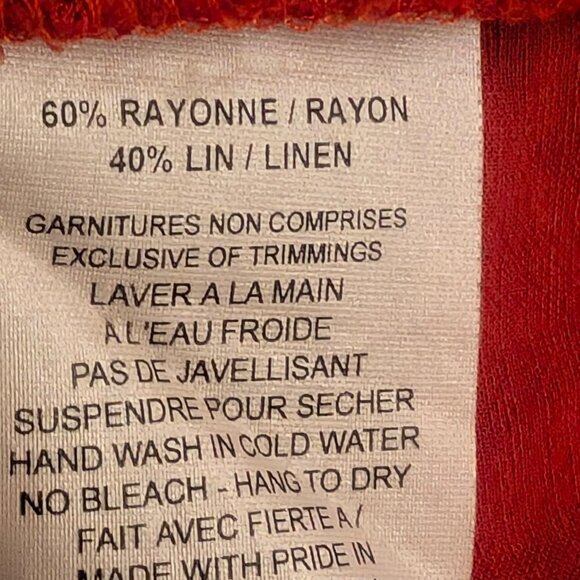 Orange Ruffle Top - Picture 6 of 7